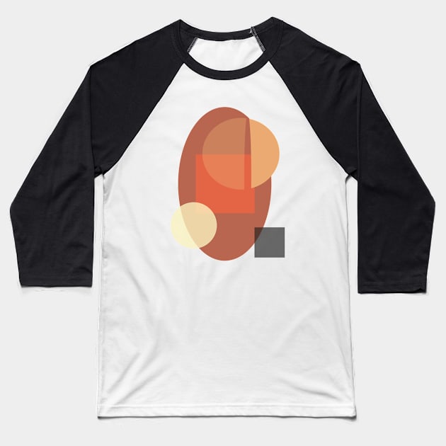 Abstract composition Baseball T-Shirt by Slownessi